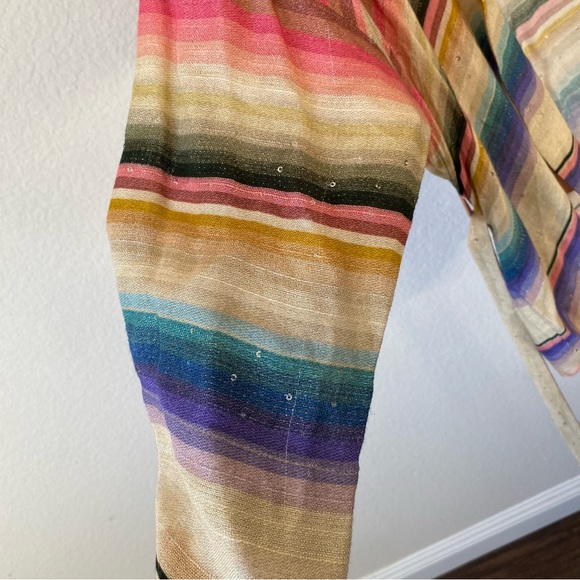 Mes Demoiselles Striped Cancun Kimono Coverup - Picture 15 of 16